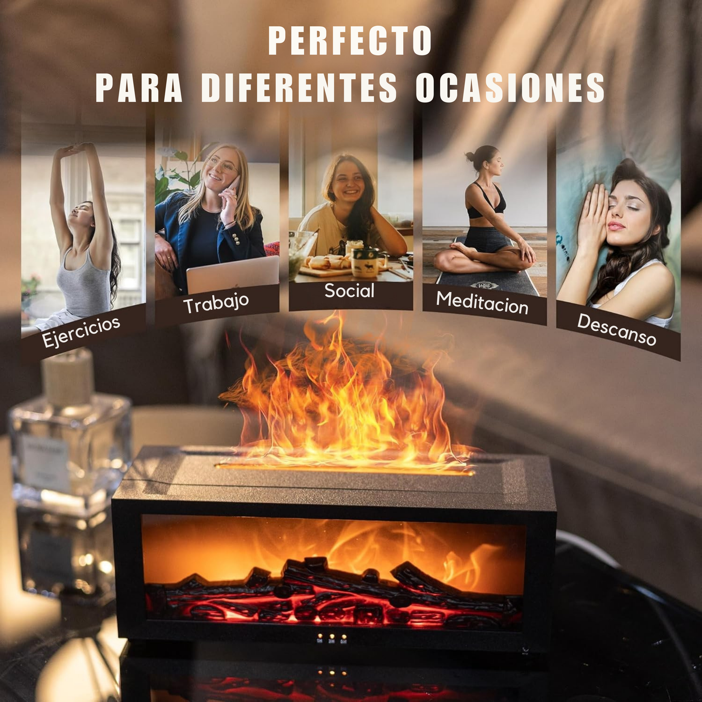 Chimenea Humidificadora Decorativa
